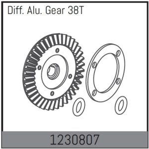 Diff.l Crown Gear 38T +Sealing BL-version
