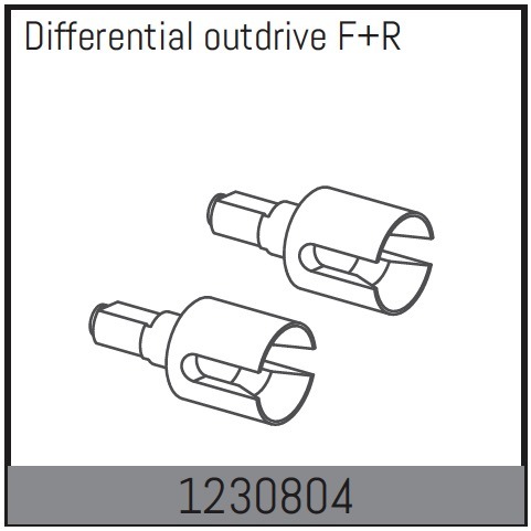 Differential Outdrives front/rear