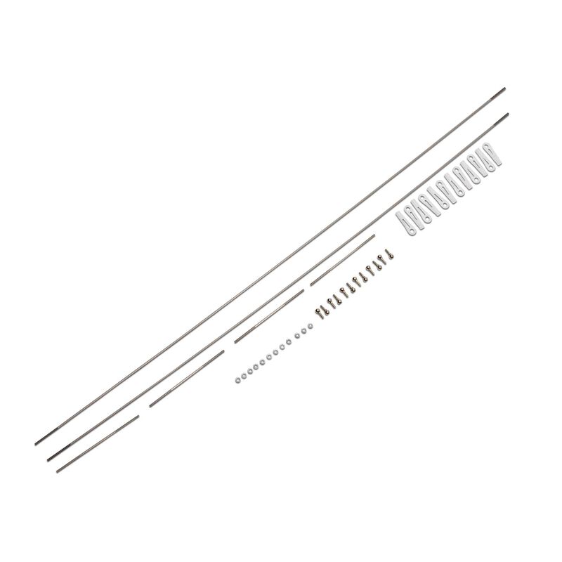 Pushrod Set w/Ball Links: Super Timber 1.7m