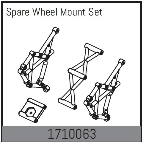 Spare Wheel Mount Set