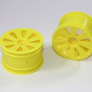 Rear Rims yellow (2) 4WD Buggy