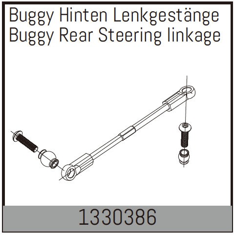 Rear Steering linkage set for Buggy