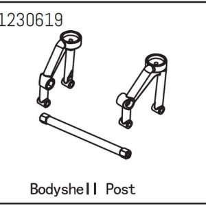 Body Shell Post front - Sherpa