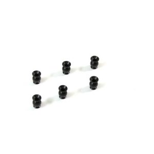 Steering Ball Stud 6.8mm long black (6)