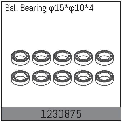 Ball Bearing 15*10*4 (10)