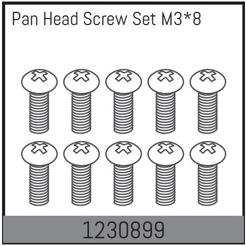 M3*8 Socket Cap Screw Set (10)