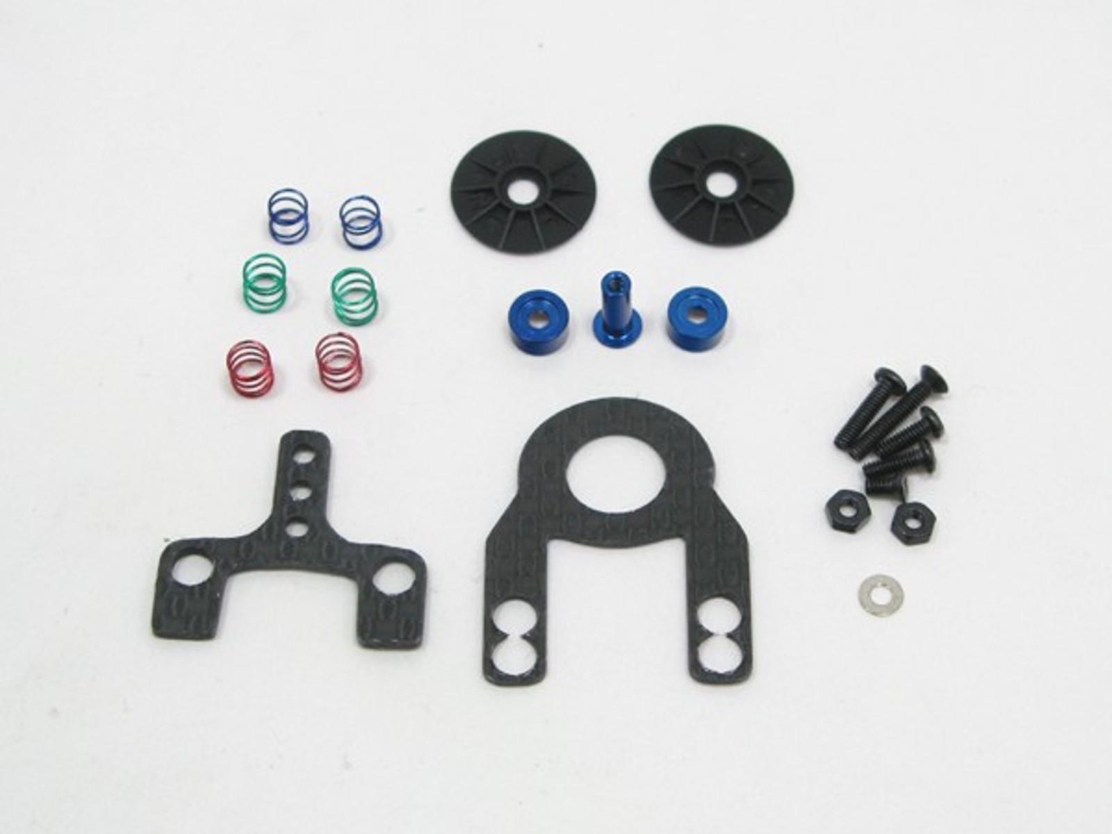 MR2061B / PN Ammortizzatore a frizione SET / GRAFITE / 94mm-98mm / blu - MR2061B