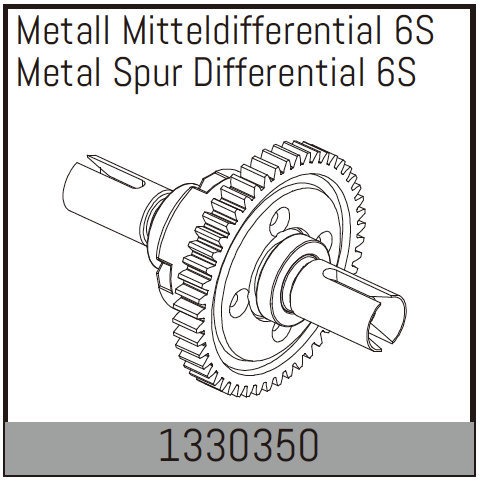 Metal Spur Differential 6S