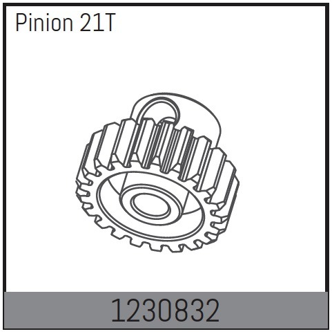 Motor Pinion 21T