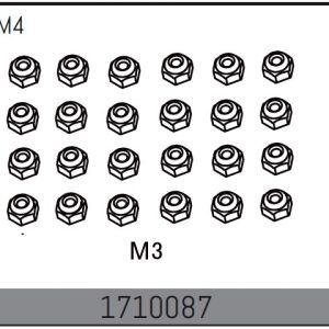 Locknut Set M3/M4