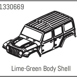 PC Body Shell Lime-Green - Yucatan