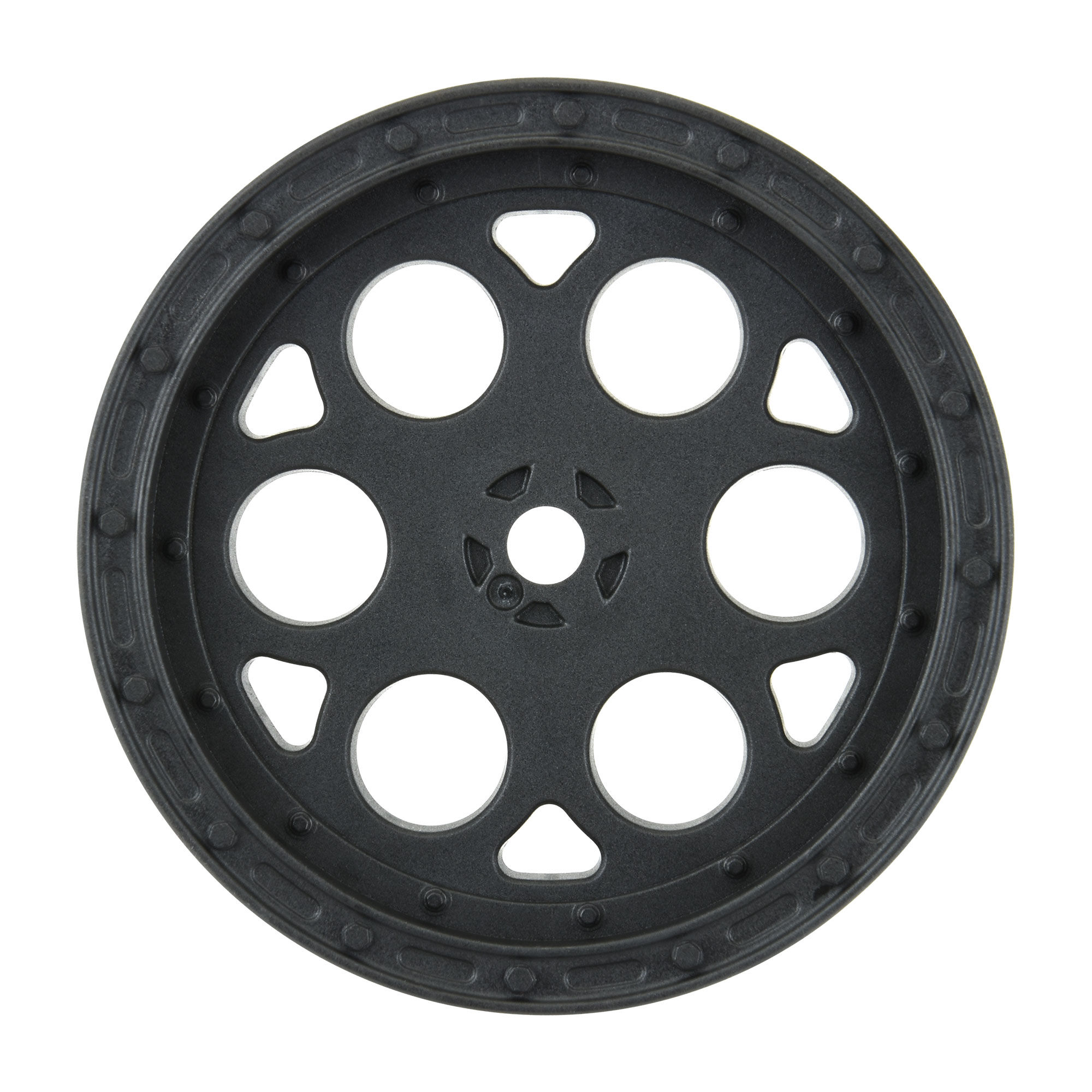 1/10 Showtime Front 2.2 12mm Sprint Car Wheels (2) Black