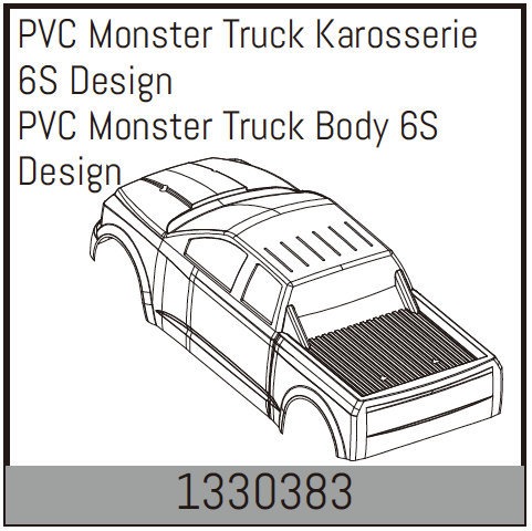 PVC Monster Truck Body 6S Design