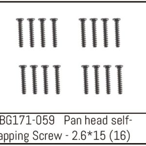 Pan Head Screw M2.6*15 (16)
