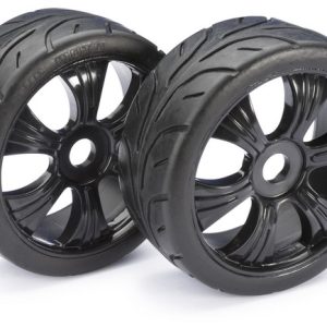 Wheel Set LP Buggy "Street" black 1:8 (2)