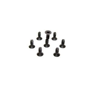 Flat Head Hex Tapping Screws M4x11 (8) AB2.8 BL