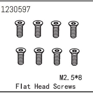 Flat Head Screw M2.5*8 (8)