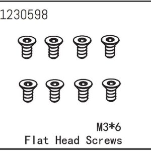 Flat Head Screw M3*6 (8)
