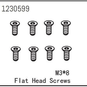 Flat Head Screw M3*8 (8)