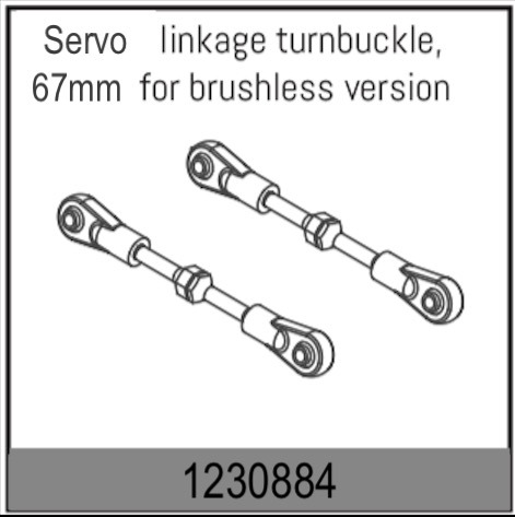 Servo Turnbuckles 59-67mm (2)