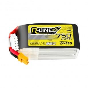 Tattu R-Line 750mAh 14.8V 4S1P 95C Lipo Battery