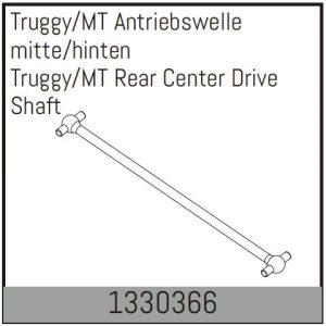 Truggy/MT Rear Center Drive Shaft