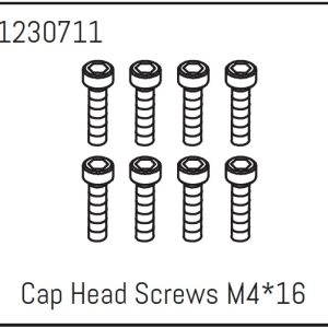 Cap Head Screws M4*16 (8) - Khamba