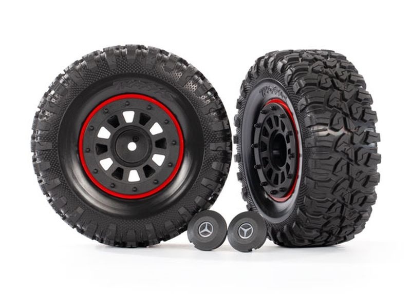Gomme Crawler Canyon 4.6x2.2" Incollate su cerchi (richiedono 8255A)