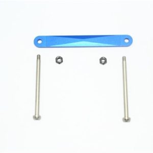 SUPPORTO SOSPENSIONE ANTERIORE IN ALLUMINIO -SET 5 PEZZI blu GPM TRX 1/10 SLASH 2WD