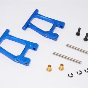 BRACCIO INFERIORE POSTERIORE IN LEGA - SET 1PR blu GPM TAMIYA TT01