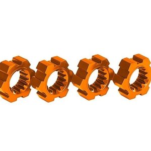 Trascinatori HEX 24MM in alluminio (4) - Arancio