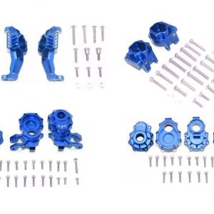 ALU ft+rr C HUB rr SUPPORTI GEAR BOX ft+rr Knkl ARMS -104PCS GPM TRX TRX4 DEFENDER BRONCO BLAZER blu
