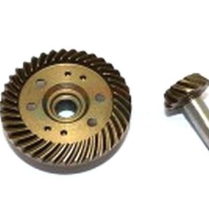 INGRANAGGI A SPIRALE IN ACCIAIO DURO (13T/37T) - 2 pezzi neri GPM TRX 1/10 E-REVO vecchi e REVO SUMMIT e modelli 4x4