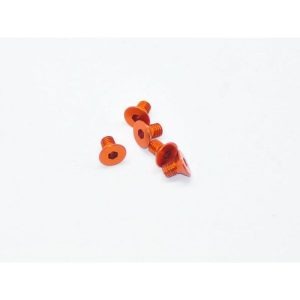 Alu Screw allen countersunk M3x5 Orange (7075) (5) ARROWMAX (Aluminum Screws (7075-T6 ))