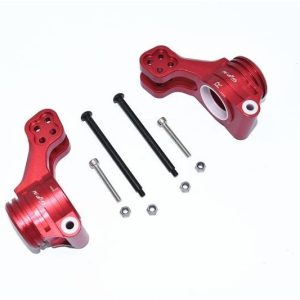 BRACCIO A SNODO POSTERIORE IN ALLUMINIO - SET 10 PZ rosso GPM ARRMA 1/5 KRATON 8S OUTCAST 8S