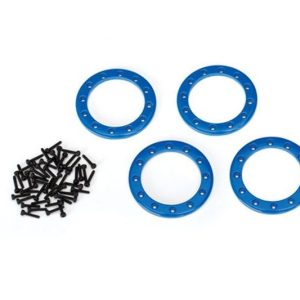 ANELLI BEADLOCK IN ALLUMINIO BLU 1,9" (4)