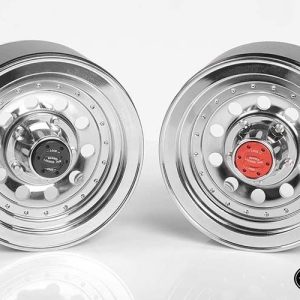 Classic 10-Hole Chrome 1.9  Beadlock Wheels RC4WD