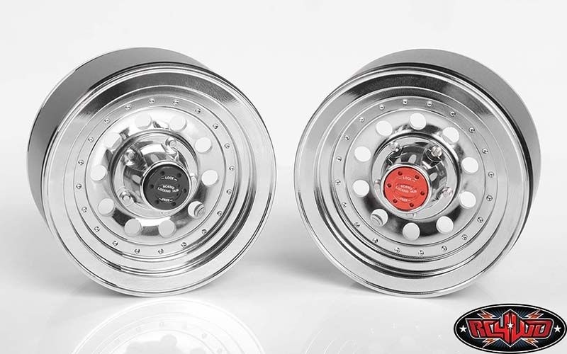 Classic 10-Hole Chrome 1.9 Beadlock Wheels RC4WD
