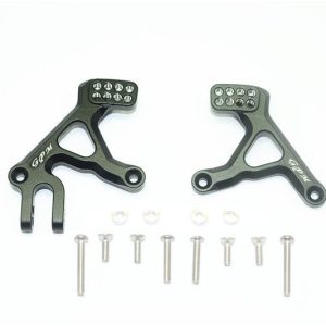 AMMORTIZZATORE ANTERIORE REGOLABILE IN ALLUMINIO - SET 14 PEZZI nero GPM TRX TRX4 DEFENDER
