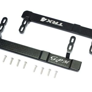 GRADINI LATERALI IN ALLUMINIO-SET 10 PEZZI neri GPM TRX TRX4 DEFENDER