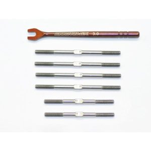 Turnbuckle Set for Yokomo B-MAX2 Ver.2 (Titanium) ARROWMAX (Option Parts for Yokomo B-MAX2  )