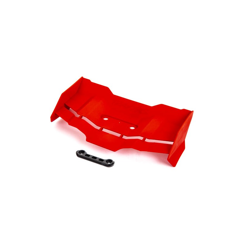 Alettone con supporto e viti - Rosso