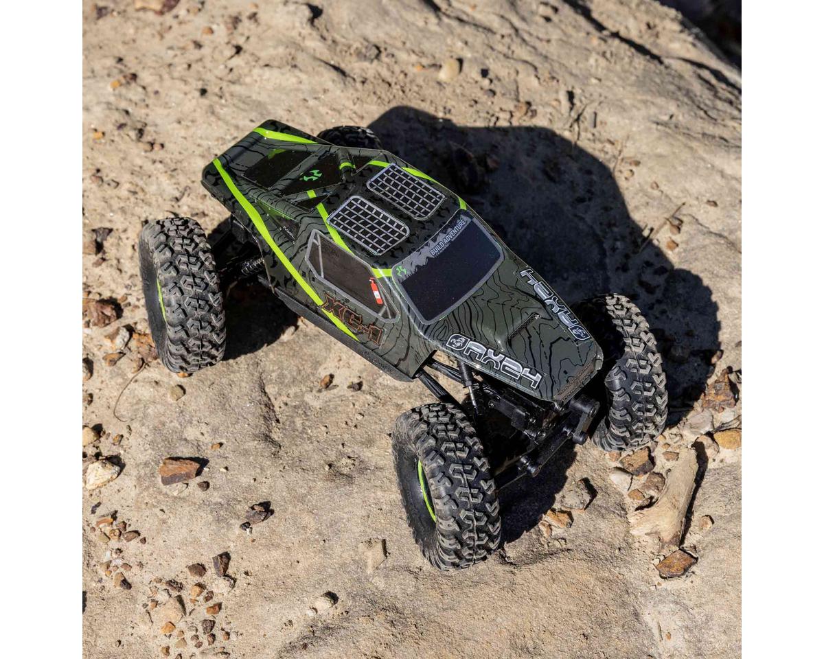 1/24 AX24 XC-1 4WS Crawler Brushed RTR Green - immagine 4