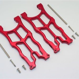 BRACCI POSTERIORI INFERIORI IN ALLUMINIO - 1PR rosso GPM ARRMA 1/8 NERO