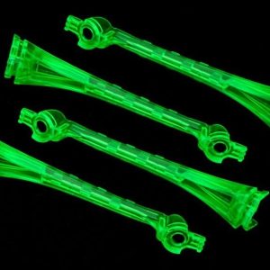 SET PLASTICHE TRASPARENTI VERDI LED ALIAS