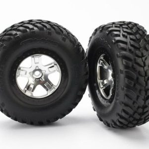Gomme incollate su cerchi satinati-cromati-beadlock nero (2)