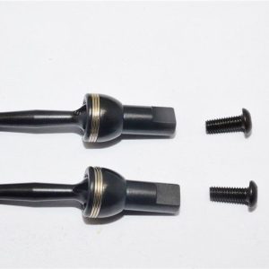 ALBERO CVD ANTERIORE/POSTERIORE IN ACCIAIO (23MM) - 1PR nero GPM TRX 1/18 LATRAX RALLY