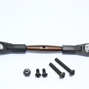 SERVOTROD REGOLABILE SprSteel con ESTREMITÀ IN PLASTICA NERA1PC GPM AXIAL YETI XL MONSTER BUGGY