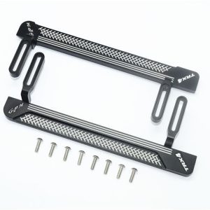 GRADINI LATERALI IN ALLUMINIO (MODELLO RETICOLATO A) -SET DA 10 PEZZI nero GPM TRX TRX4 DEFENDER BLAZER