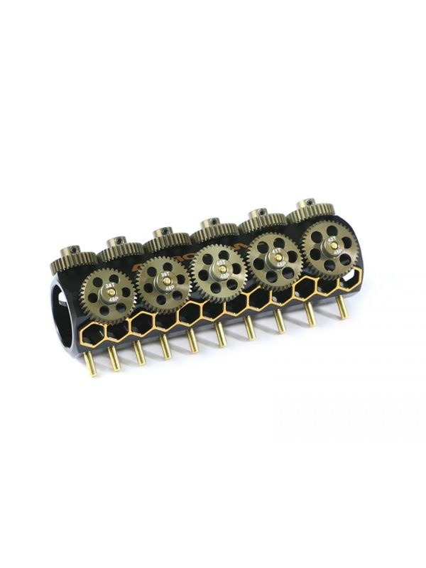 Set Of 11 Alu Pinions 48DP With Caddy 32T ~ 42T ARROWMAX